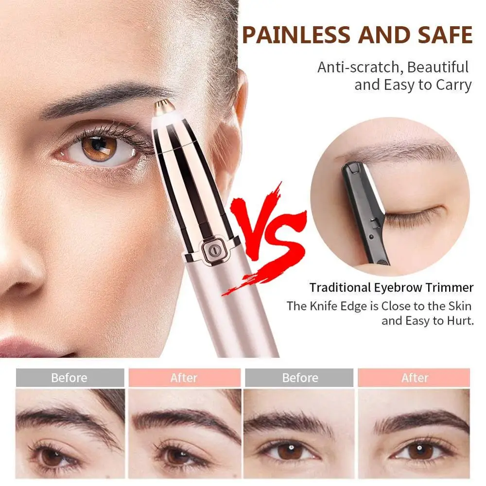 eyebrow trimmer with charger