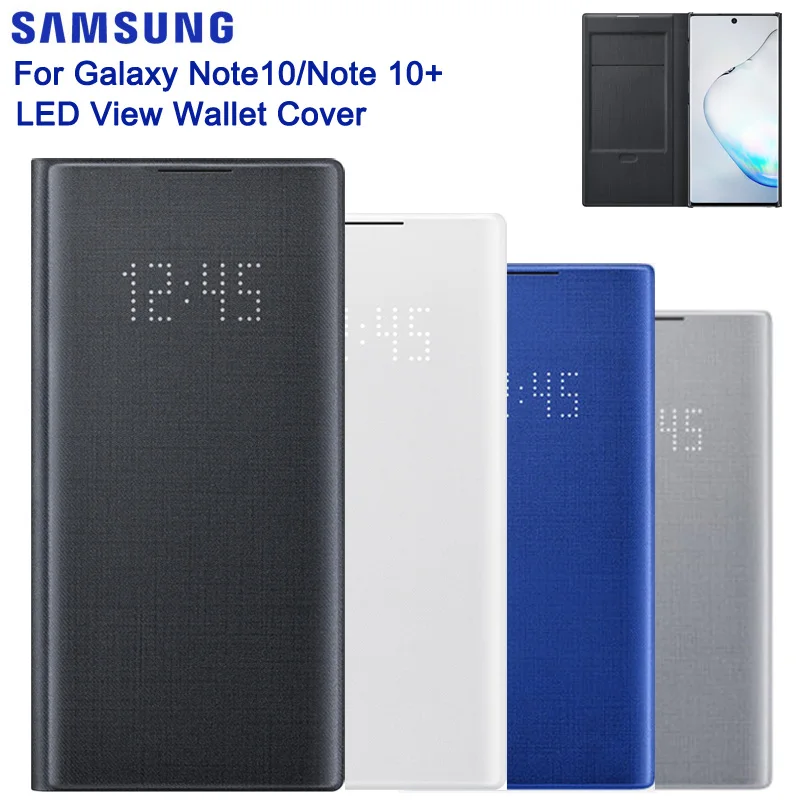 led wallet cover note 10 plus