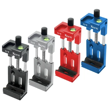 

XILETU XJ-8 Tripod Head Bracket Mobile Phone Holder Clip For Phone Flashlight Micro-phone with Spirit Level and Cold Shoe Mount