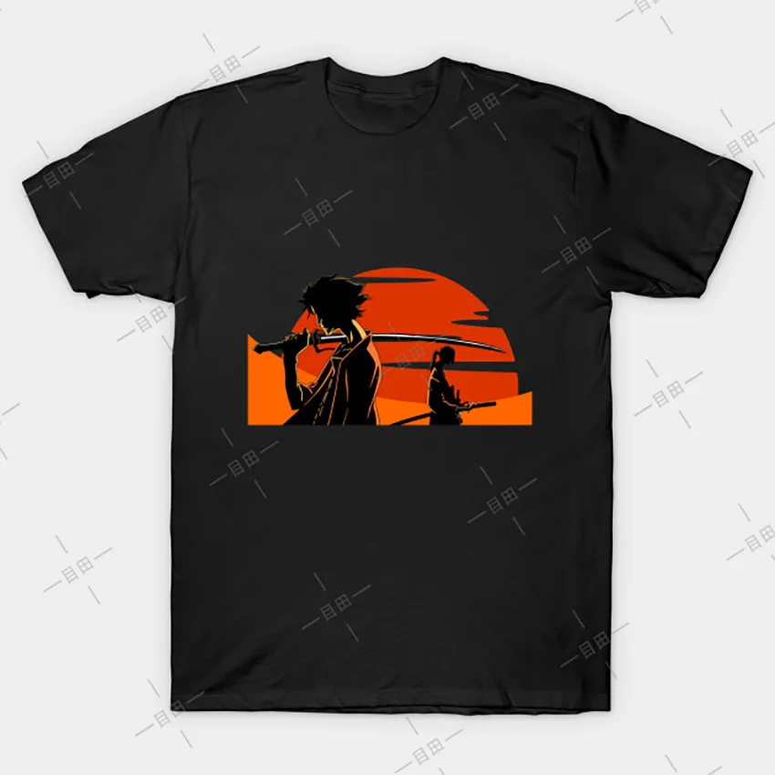 Футболка Samurai Champloo самурайский champloo batosai shishio makoto Африканский himura rurouni battosai mitsurugi