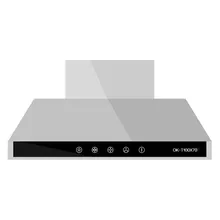 Вытяжка Коммерческая кухонная кастрюля из нержавеющий стали капот 1 м высокой мощности большой всасывающий Mute Earthen плита OK-T100X70