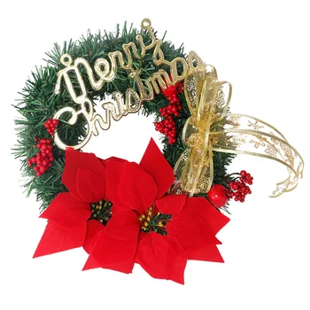 

1Pc Creative Christmas Party Wreath for Shop Holiday Home Weeding