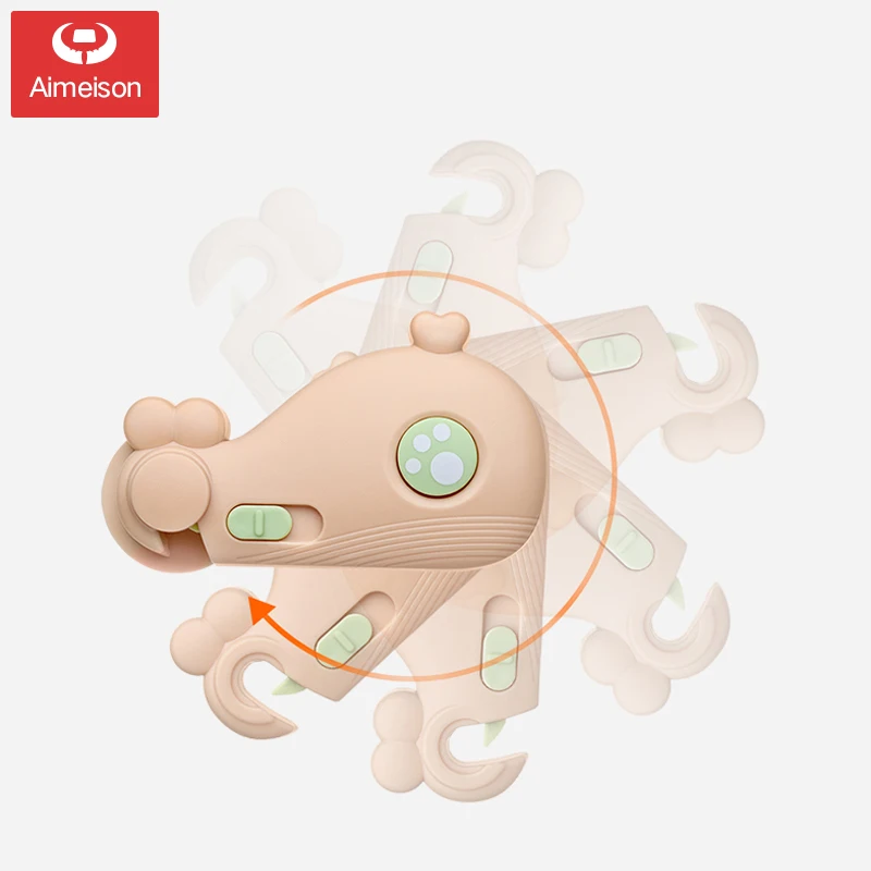 Aimeison Children's Drawer Lock Cabinet Refrigerator Push-pull Anti-open Door Safety Lock Protection Baby Anti-pinch