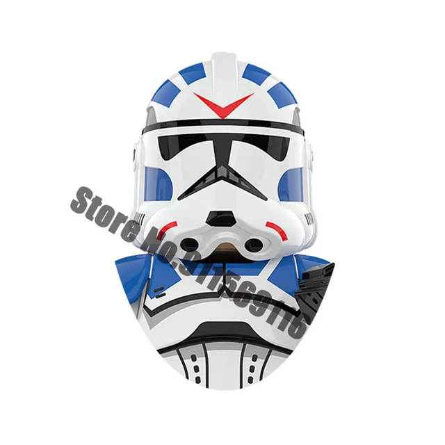 501st Clone Trooper Building Blocks Republic Commando Force 99 Hunter Crosshair Wrecker Echo Cody Rex Star Brick Figure Wars Toy D-XP318