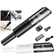 Plumeau à Air Portable sans fil 120W, aspirateur à main pour voiture, humide et sec, forte aspiration pour usage domestique, double usage 