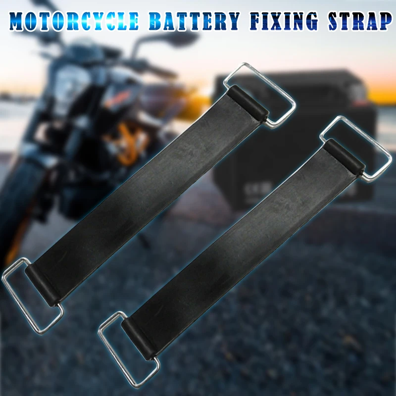 Correa De Sujeción Para Batería De Moto - Ajustable, Elástica Y Resistente, Para Fijar La Caja De La Batería
