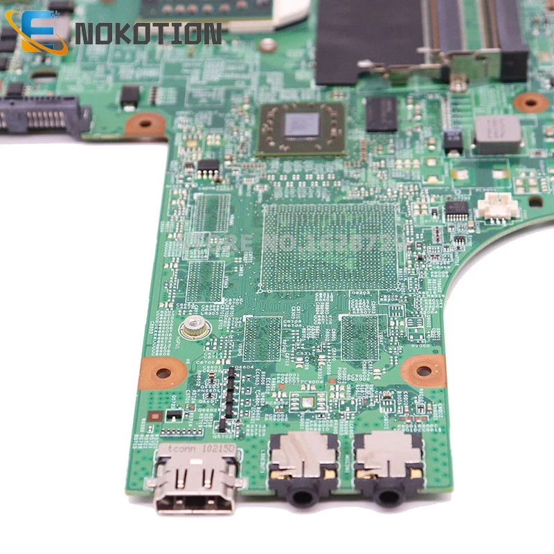 NOKOTION материнская плата для ноутбука Dell Inspiron 15R M5010 CN-0YP9NP YP9NP 0YP9NP 09913-1 DG15 48.4HH06.011 HD4200 процессор