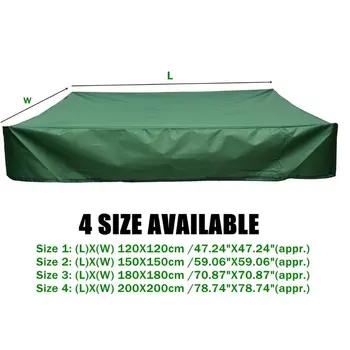

Dustproof Protection Sandbox Cover With Drawstring, Waterproof Sandpit Pool Cover 120/150/180/200cm LX9C