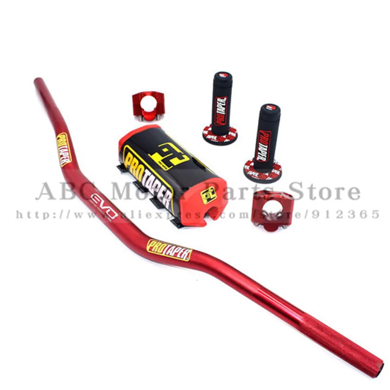 Руль PRO Taper Pack Bar 1 1/8 &quot ручки Pit Pro Racing Dirt Bike Motorcycle CNC 28 5 мм адаптер|Руль велосипеда| |