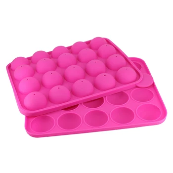 

Cake Pop Mold Lollipop Mould Food Grade Silicone Cupcake Barking Accessories Tray Fondant Cake Decoration Tool