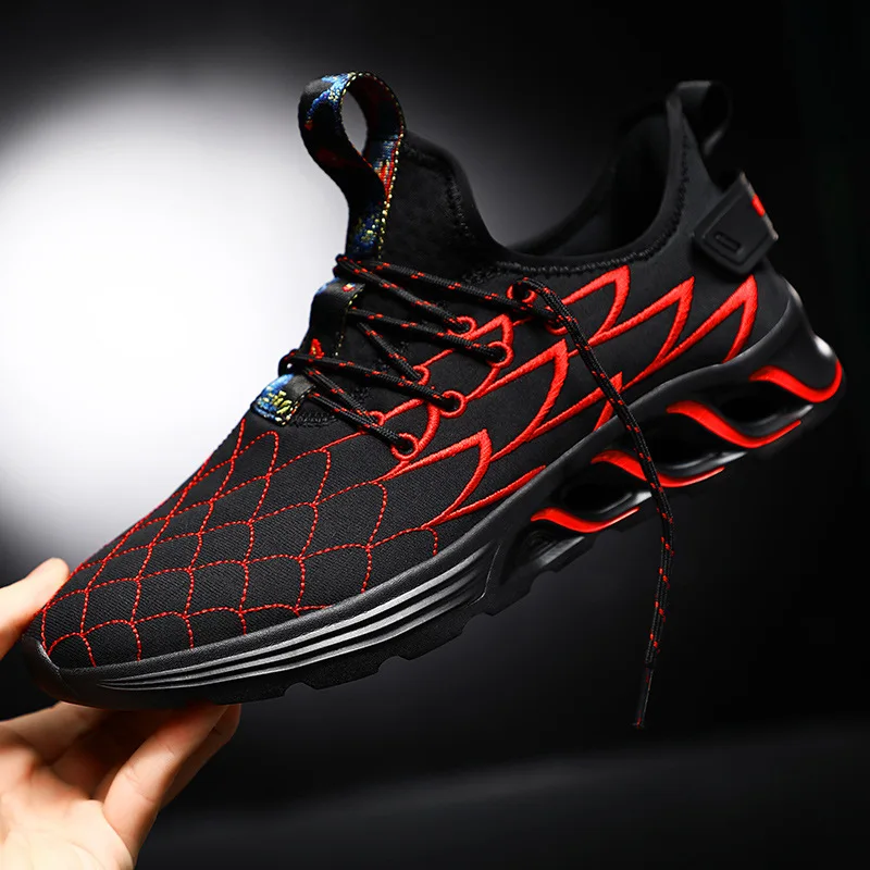 

MEN'S SHOES Summer New Style Casual Breathable Athletic Shoes Fly Netting Surface Running Shoes Blade MEN'S SHOES