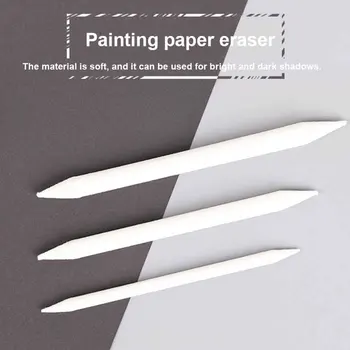 

3pcs Smudge Stump Pastel Student Painting Tortillon Drawing Art Tool Accessories Sketch Paper Wiper Portable Soft Shadow Making