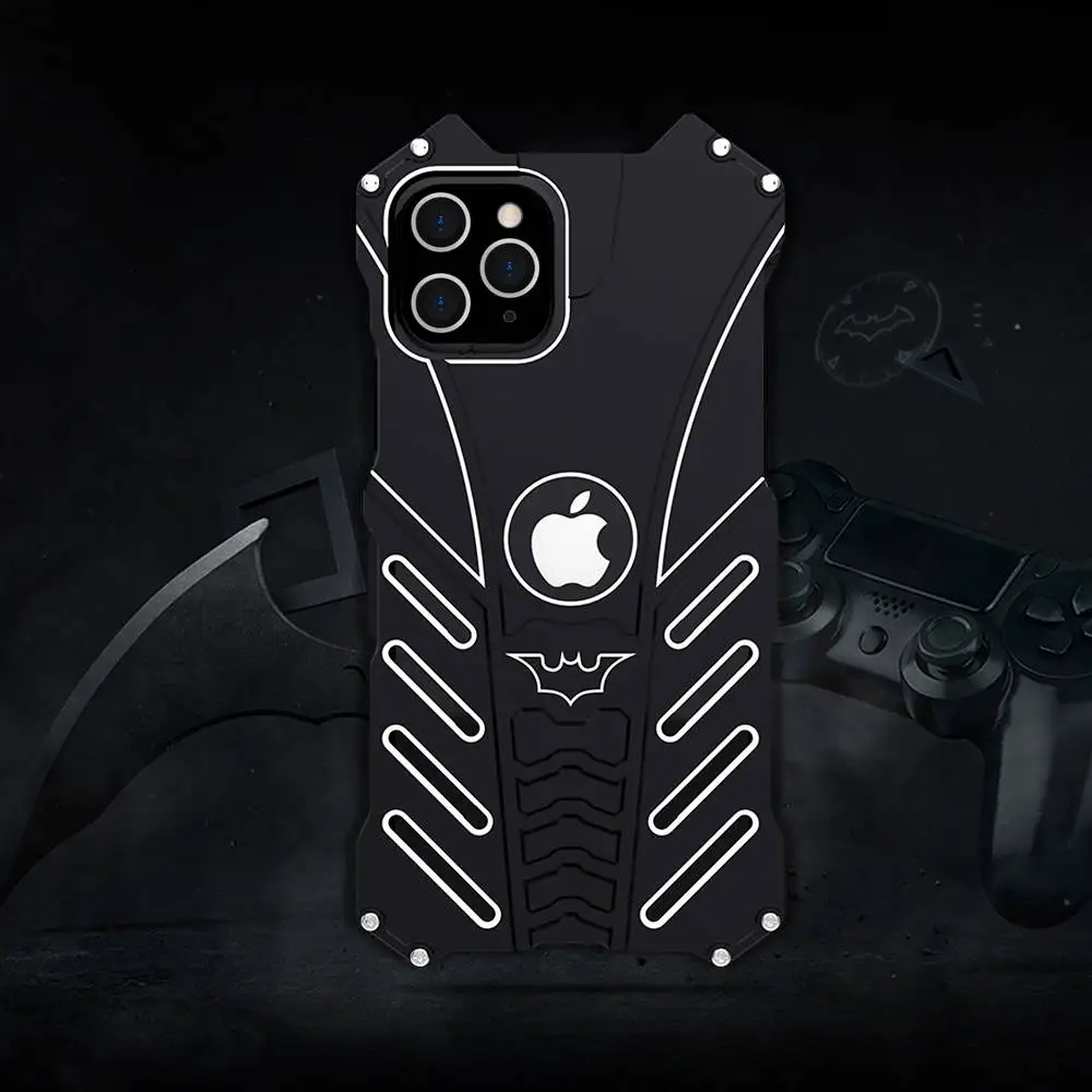 Алюминиевый противоударный прочный защитный чехол для iphone 11 Pro MAX XS XR X SE 5 5S 6 6s 7 8 Plus, металлический чехол
