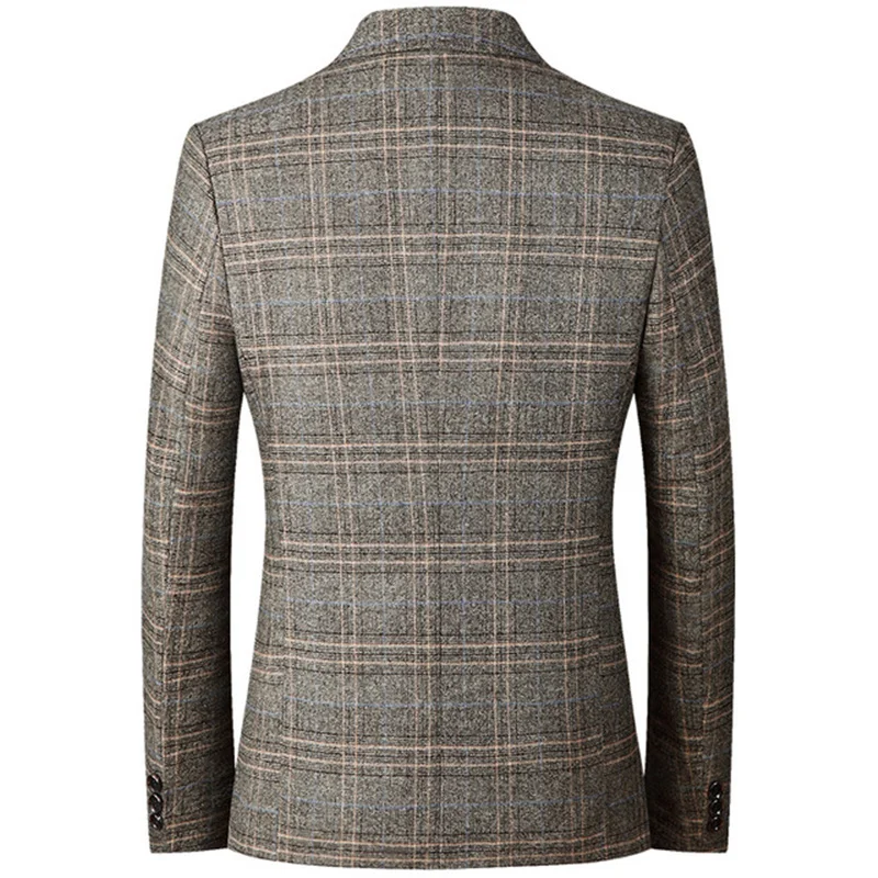 BOLUBAO Spring Autumn Men&rsquo;s Blazers British Printed Wedding Business Casual Suits Male Formal Blazers