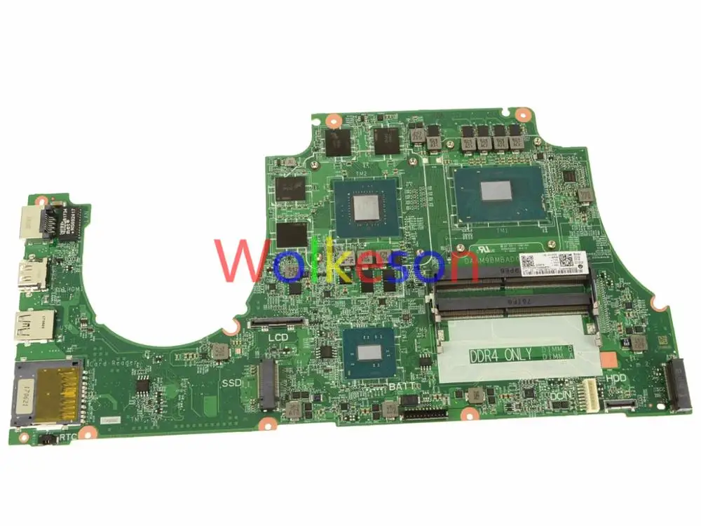 SHELI для DELL Inspiron 15 5577 материнская плата для ноутбука с I5-7300HQ процессором W/GTX1050 4G GPU CN-0318DK 0318DK 318DK DAAM9BMBAD0 тест ОК