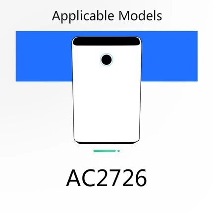 para Philips, AC2726, Elemento Filtrante, FY2425, Umidificação e Descalcificação