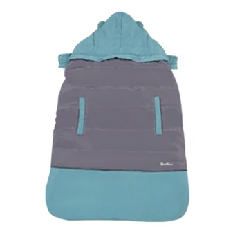 

Newborn Baby Hoodie Carrier Cover Thickened Windproof Warmth Blanket Baby Winter Warm Sleeping Bag - Strap Type Blue Pink Grey