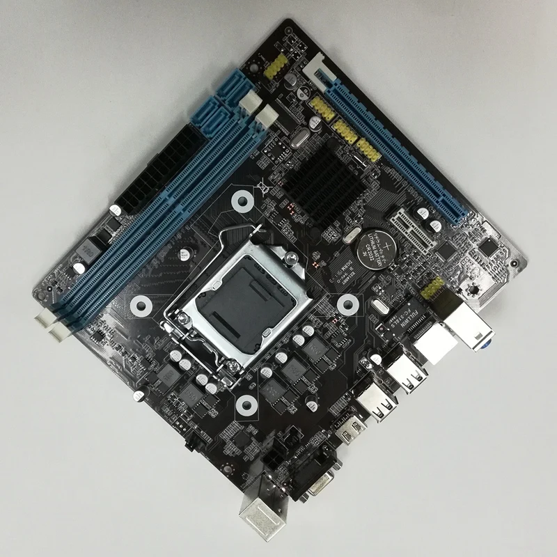  Hm55 Computer Motherboard Set I3 I5 Lga 1156 4G Memory Fan Atx Desktop Computer Motherboard Assembl