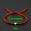 Love Heart Charm Bracelet Women Men Lovers' Wish Good Lucky Red String Braided Adjustable Couple Bracelets Friendship Jewelry ► Photo 3/6