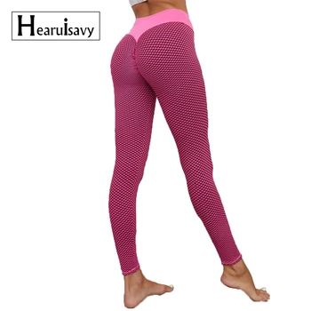 

Knitting Gym Leggings Woman Sports Fitness High Elasticity Slim Fit High Waist Yoga Pants Tight Workout Running Tights