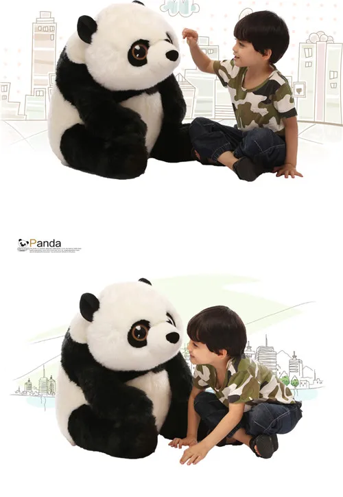 Fancytrader 24'' Pop Kawaii Plush Panda Toy Big Soft Stuffed Anime Panda Doll Gifts for Children 60cm 2 Sizes Available (9)