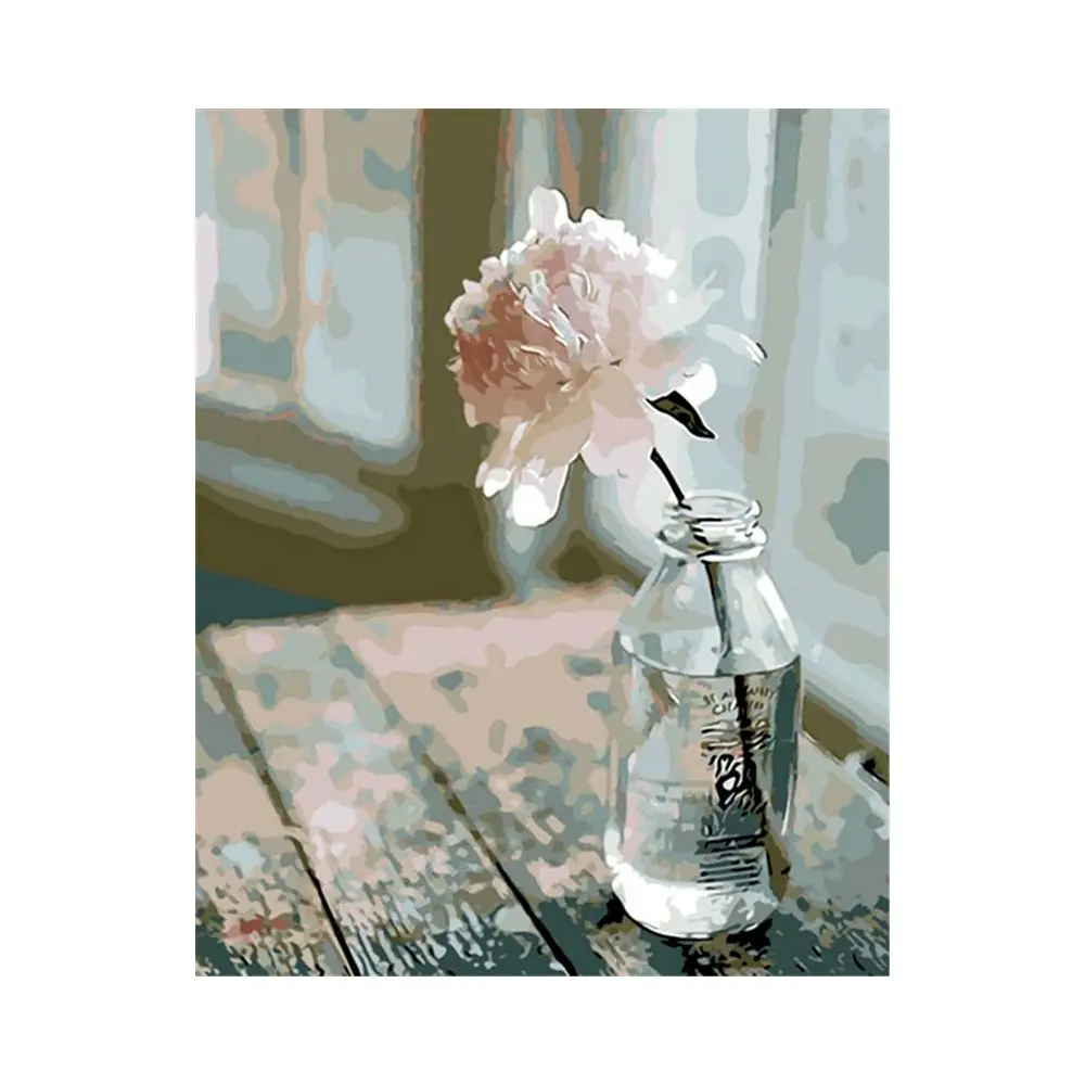 

GATYZTORY Diy Painting By Number Flower Drawing On Canvas Gift Landscape Kits Handpainted Paintings Art Home Decor 20x30cm