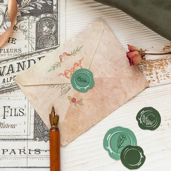 

30 sheets Creative Envelope sealing sticker diy Paint decorate washi sticker diary sticker Student Stationery Office supplies