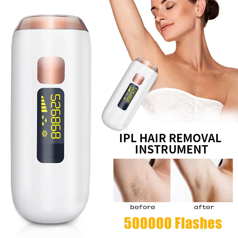 

IPL Epilator Laser Depilator Permanent Hair Removal 500000 Flash Touch Body Leg Bikini Trimmer Photoepilator LCD Display Painle