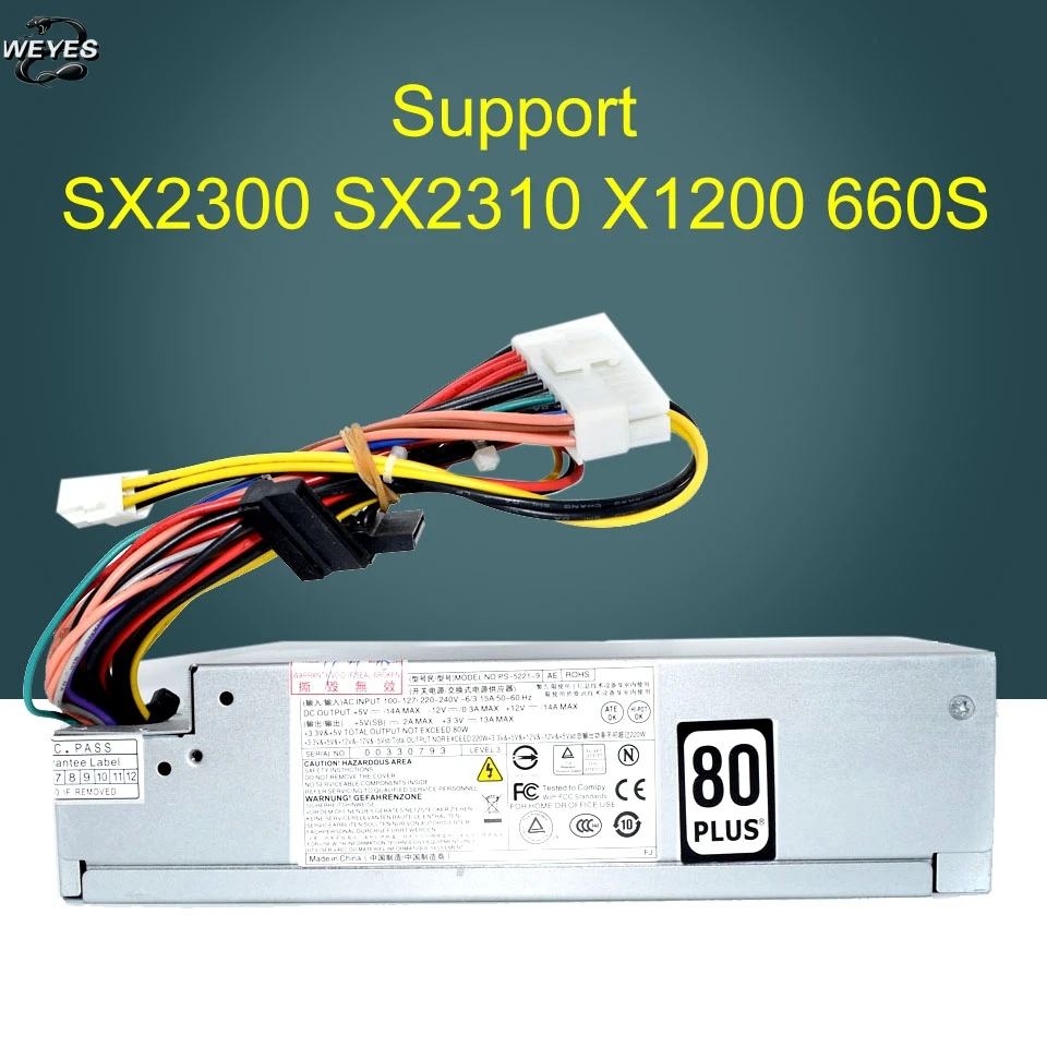 DPS-220UB-1 l220as-00 Itx PS-5221-9 PS-5221-16 HU220NS-00 L220AS-001 для INSPIRON 3647 660S V270S D06S Питание рабочих |
