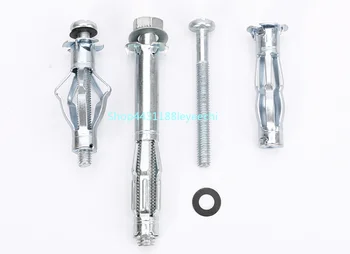 

M4x20-60 Hollow Wall Anchors Marble/Metal/Cavity/Plasterboard Plug/Fixing Screw Cavity Anchor Bolts Cavity Fixing 2-40mm wall