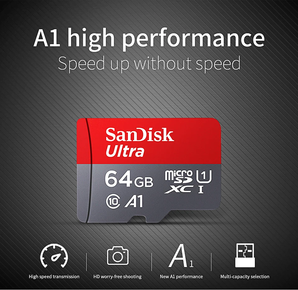 Оригинальная карта памяти SanDisk 256 ГБ 200 ГБ 128 Гб 64 ГБ 32 ГБ 16 ГБ класс 10 Micro sd карта высокоскоростная Флешка карты microsd TF карта