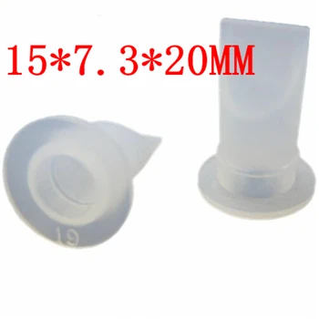 

Transparent Silicone Duckbill Valve One-way Check Valve 15 * 9.5* 19.5 MM , Φ15*Φ7.3*20mm for Liquid and Gas Backflow Prevent
