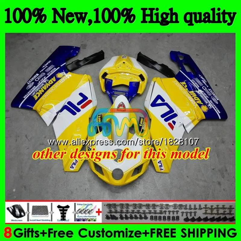 OEM тело для поездок на мотоцикле DUCATI 749R 999R 749S 999 S 749 999 05 серый белый 06 Кузов 79BS. 73 749-999 CC 749 999 S R 2005 2006 комплект обтекателей