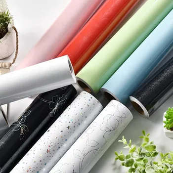

Pearl White Self Adhesive Waterproof PVC 3D Wallpaper for Bathroom Kitchen Cupboard Countertops Contact Paper PVC Wall Stickers