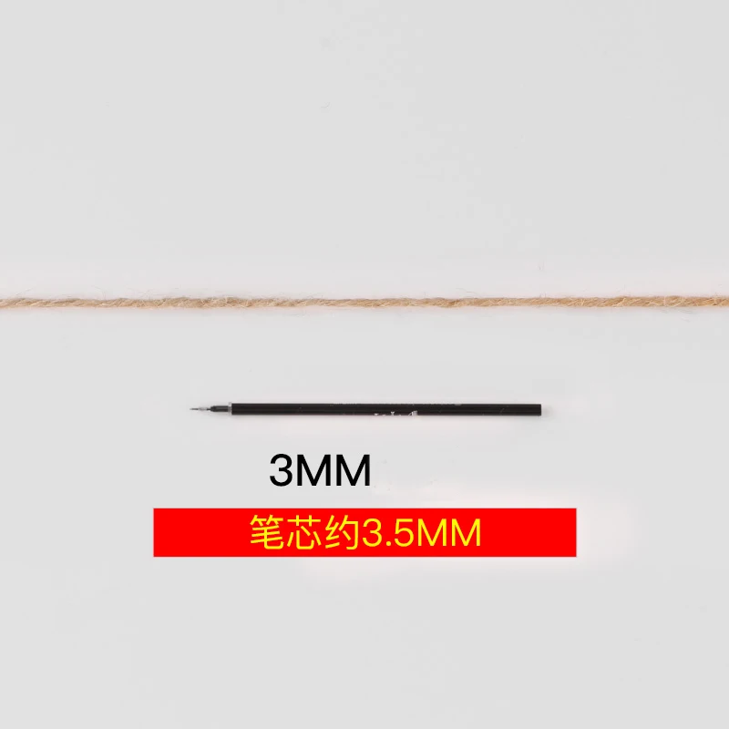 3mm 500m Натуральная пеньковая веревка DIY Материал широкая фотография настенная подвесная веревка украшение стены лента веревка - Цвет: 3mm 500m