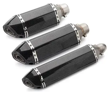 

51mm Universal Motorcycle Modified Scooter Exhaust Muffle pipe for GY6 MT07 CBR250 CB400 CB600 YZF250 FZ400 Z750