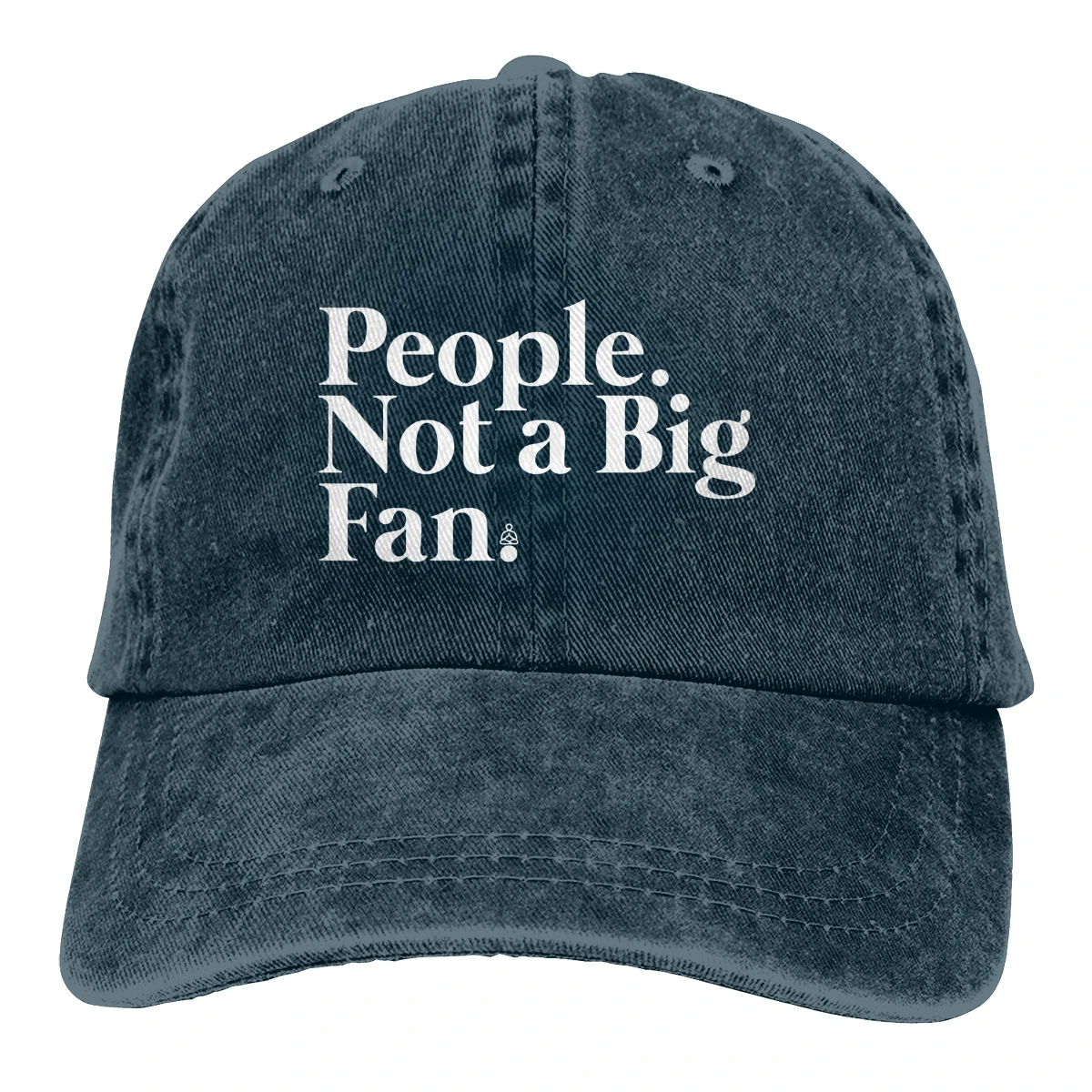 Люди не большой вентилятор Casquette черный унисекс Мужские Женские деним Strapback бейсболка Регулируемая Гольф папа шляпа