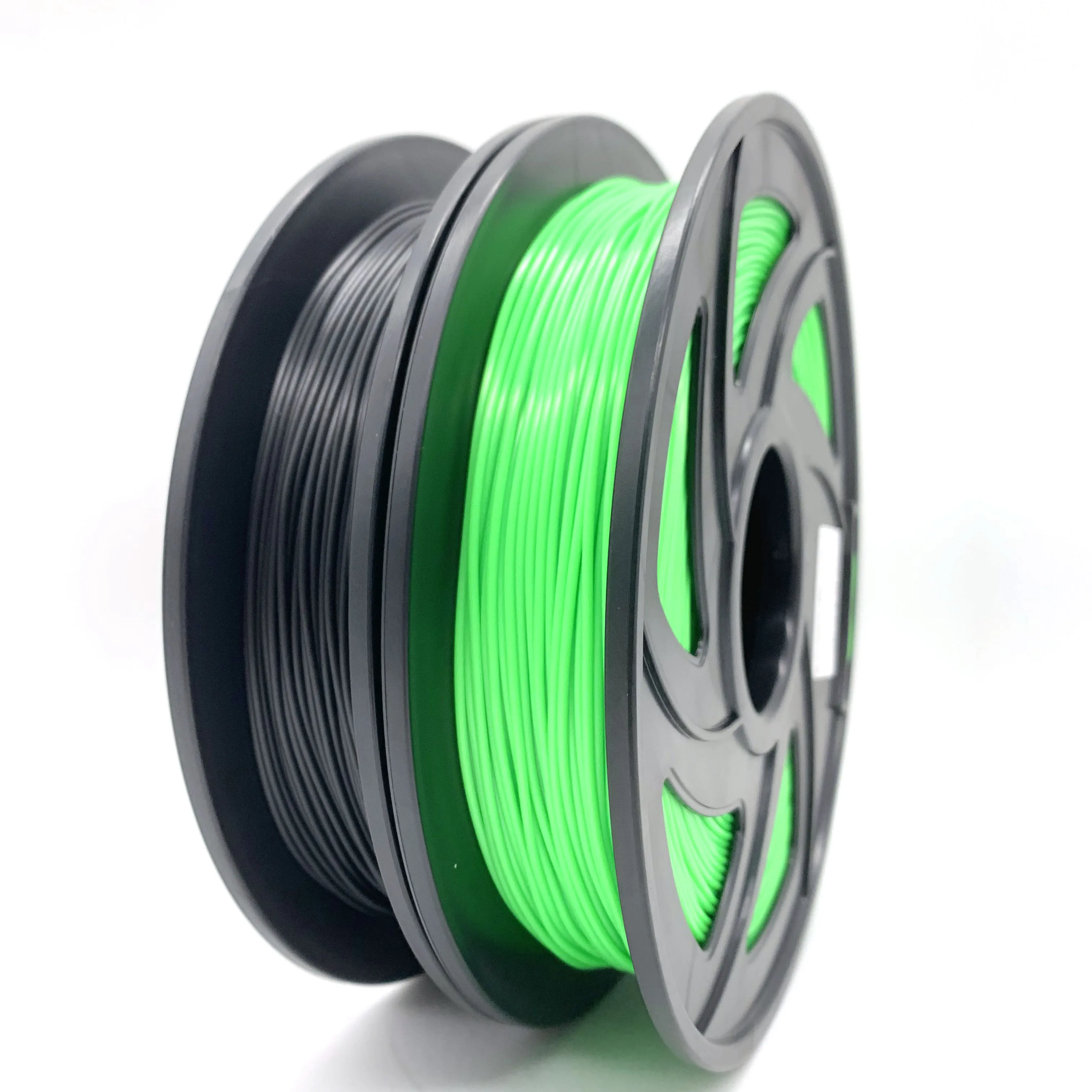 black and green 3d принтеры нити pla 3d волокнонные нити 1,75 мм нити 3d принтер для 3D ручка 3D принтер Материал нити - Цвет: black and green