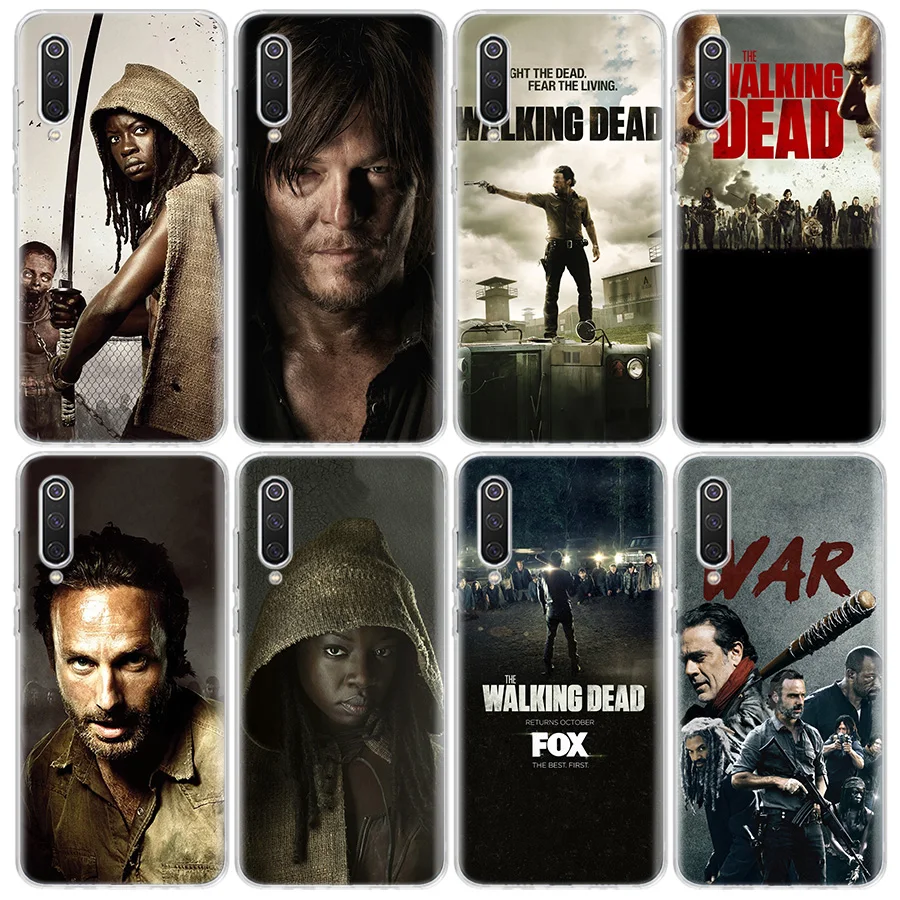 

The Walking Dead Phone Case For Xiaomi Redmi Mi Note 8 8T 9 8 7 6 Pro 9S 9 7 6 5A 5 4X S2 K30 K20 8A 7A 6A Coque Cover