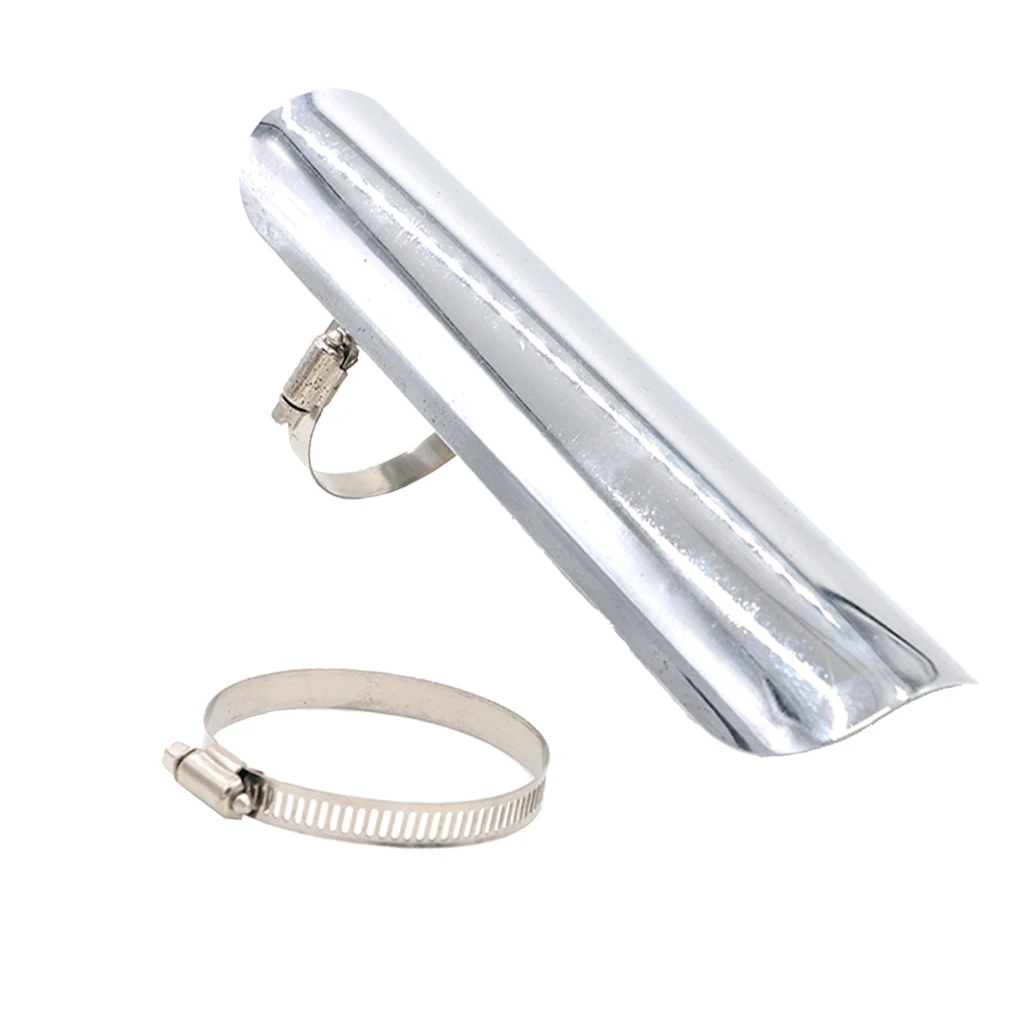 9.1 inch Reliable Motorcycle Exhaust Pipe Cover Exhaust Muffler Pipe Cover Guard Heat Shield Protector for Harley