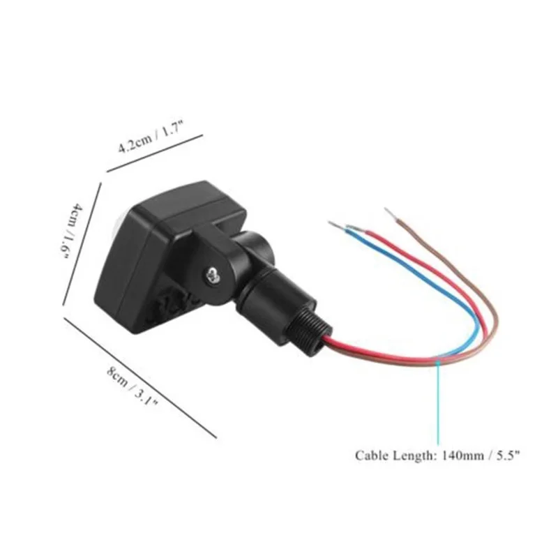 110-220v PIR Sensor Motion Sensor Motion Detector Sensor Timer Automatic Infrared Outdoor Movement Sensor Light Switch (20)