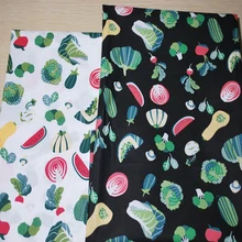 Lychee Life 50x142 см фруктовые овощи набивные ткани модные красочные ткани DIY Ручная работа швейные принадлежности для одежды украшения