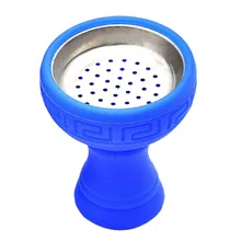 Силиконовая кальянная чаша, силиконовая головка из нержавеющей стали, аксессуары для дыма