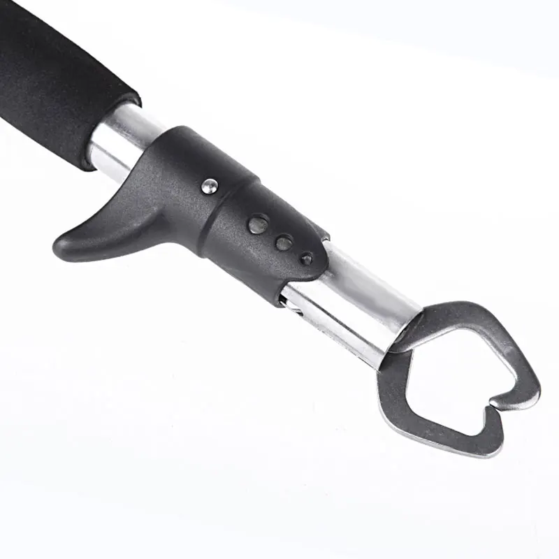 Fishing Gripper Stainless Steel Fish Lip Grip Handle Grab Grabber Tackle Gear