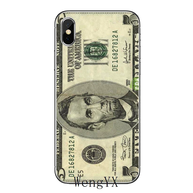 Для iPhone 11 pro XR X XS Max 8 7 6s plus SE 5s 5c iPod Touch 5 6 Чехол для денег долларов купюр Бен Франклин - Цвет: Ben-Franklin-A-02