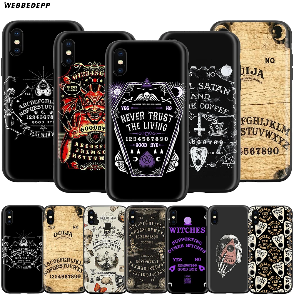 Webbedepp Ouija чехол для Apple iPhone 12 Mini 11 Pro XS Max XR X 8 7 6 6S Plus 5 5S SE | Мобильные телефоны и