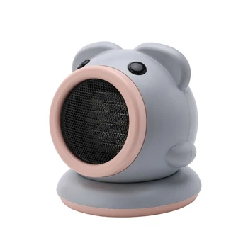 

hot sale Desktop Pig Automatic Swing Head Heater Electric Fan Mini Portable Household Small Heater
