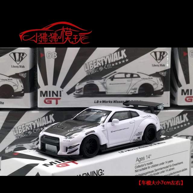 MINI-GT 1/64 LB-WORKS NISSAN GT-R R35 Type2 Rear Wing ver3 Red