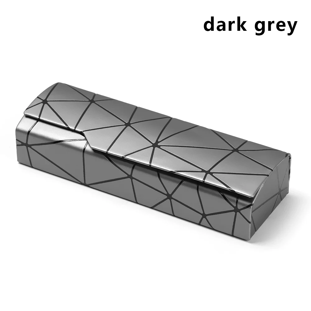 dark grey Горячая Новинка 1 шт унисекс портативная коробка для очков Модные прямоугольные очки для чтения солнцезащитные очки защитный чехол Защита для очков - Цвет: dark grey
