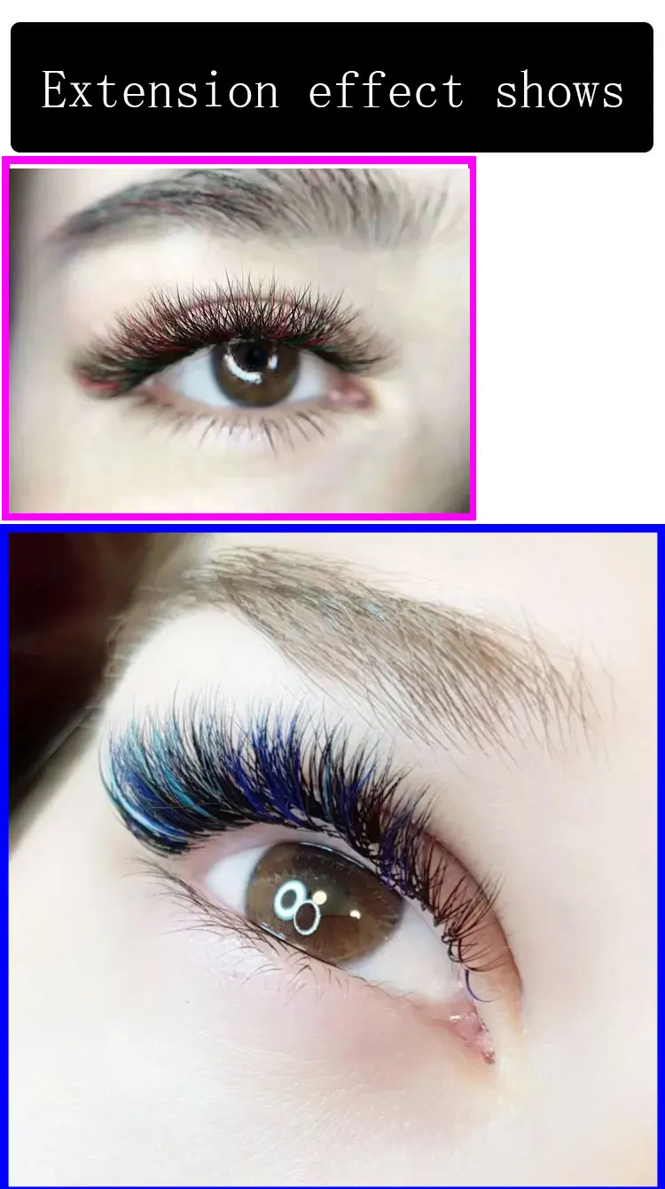 MIZIMO Neue Farbe pfropfen wimpern 0,07/0,1 мм C/D 8-15 мм фиолетовый для детей